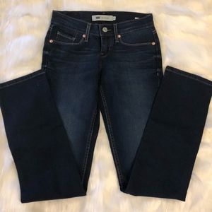 Levi's 524 Straight Jeans Dark Wash